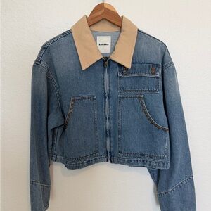 Sandro Blue Denim Jacket